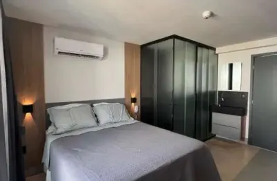 Flat mobiliado no get by side, a poucos metros do mar no jardim oceania