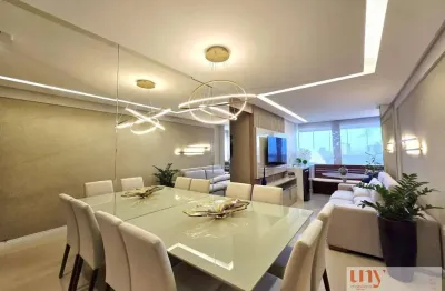 Apartamento com 2 quartos em andar alto com vista para o mar, todo projetado e mobiliado no brisamar