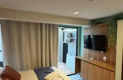 Flat térreo pé na areia todo mobiliado com 24 m² na beira mar do jardim oceania