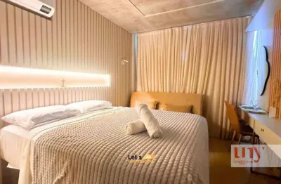 Setai yacht - flat mobiliado mobiliado com 20 m² na beira mar do cabo branco