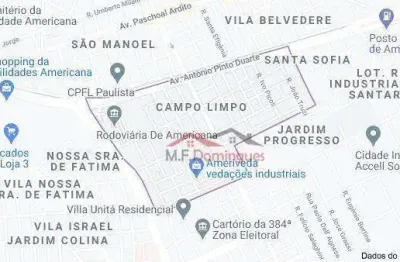 Terreno à venda, 162 m² por r$ 260.000,00 - campo limpo - americana/sp