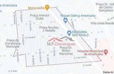Terreno à venda, 4531 m² por r$ 4.000.000,00 - vila belvedere - americana/sp
