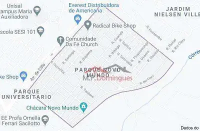 Terreno à venda, 420 m² por r$ 405.000,00 - parque novo mundo - americana/sp