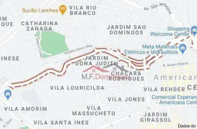 Terreno à venda, 403 m² por r$ 405.000,00 - jardim dona judith - americana/sp