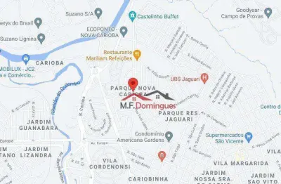 Terreno para alugar, 453 m² por r$ 2.000,00/mês - parque nova carioba - americana/sp