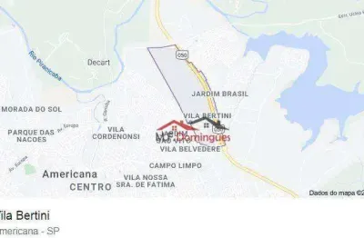 Terreno à venda, 212 m² por r$ 226.000,00 - vila bertini - americana/sp