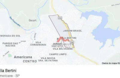 Terreno à venda, 11440 m² por r$ 8.170.000,00 - vila bertini - americana/sp