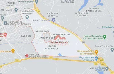 Terreno à venda, 305 m² por r$ 285.000 - jardim helena - americana/sp
