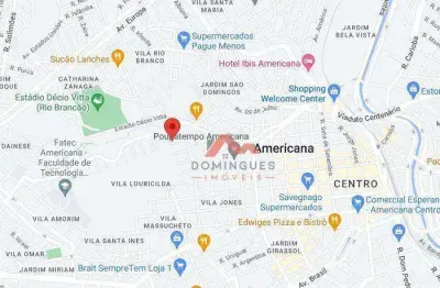 Terreno para alugar, 417 m² por r$ 1.100,00/mês - jardim dona judith - americana/sp