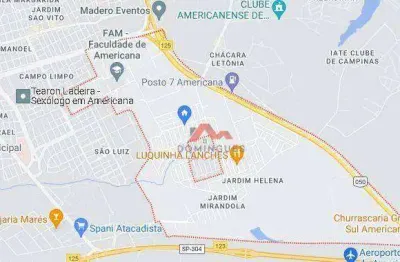 Terreno à venda, 150 m² por r$ 130.000,00 - jardim helena - americana/sp