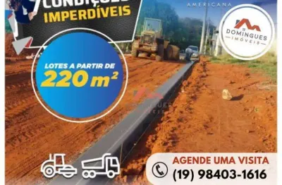 Terreno à venda, 220 m² por r$ 197.000,00 - terrazul americana - americana/sp