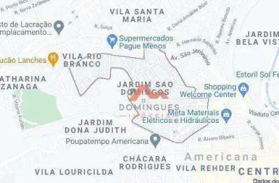 Terreno para alugar, 387 m² por r$ 1.000/mês - jardim são domingos - americana/sp