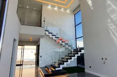 Sobrado com 3 dormitórios à venda, 288 m² por r$ 2.440.000 - condomínio pau brasil - americana/sp