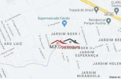 Terreno à venda, 160 m² por r$ 160.000,00 - jardim boer i - americana/sp