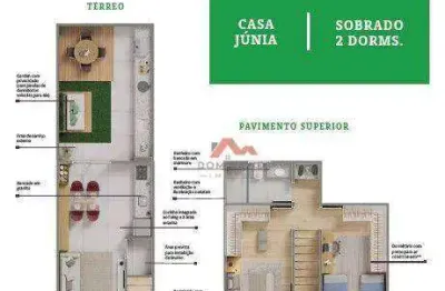 Sobrado com 2 dormitórios à venda, 55 m² por r$ 259.800,00 - bairro pacaembu - americana/sp