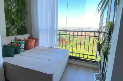 Apartamento com 2 dormitórios à venda, 70 m² por r$ 595.000 - terras de santa bárbara - santa bárbara d'oeste/sp