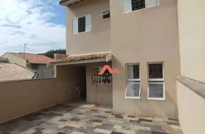 Sobrado com 2 dormitórios para alugar por r$ 1.135,00/mês - parque novo mundo - americana/sp