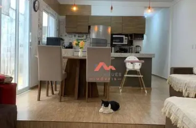 Sobrado com 2 dormitórios à venda, 139 m² por r$ 640.000 - parque novo mundo - americana/sp