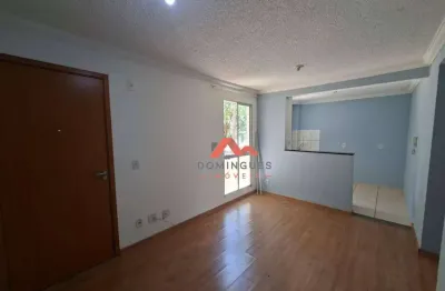 Apartamento com 2 dormitórios para alugar, 45 m² por r$ 1.253,00/mês - jardim bertoni - americana/sp