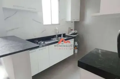 Apartamento com 2 dormitórios para alugar, 49 m² por r$ 1.534/mês - jardim recanto - americana/sp