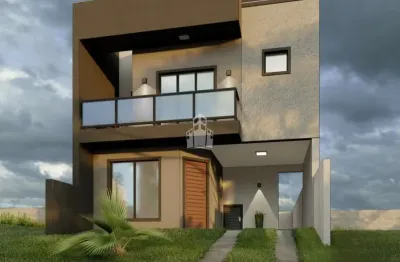 Casa em condomínio fechado com 3 quartos à venda na rua casemiro de abreu, 30, são marcos, campo largo por r$ 497.000