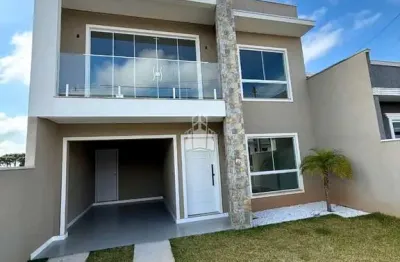 Casa em condomínio fechado com 3 quartos à venda na rua francisco druzyk, 84, águas claras, campo largo por r$ 580.000