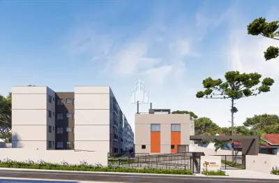 Apartamento com 2 quartos à venda na rua poeta orlando ferreira, 55, loteamento bieda, campo largo por r$ 262.000