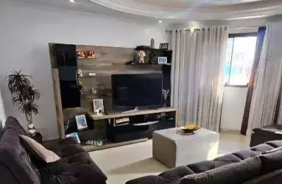 Cobertura com 3 dormitórios à venda, 180 m² por r$ 590.000,00 - jardim las vegas - santo andré/sp