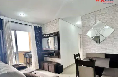 Apartamento com 2 dormitórios para alugar, 53 m² - centro - são bernardo do campo/sp