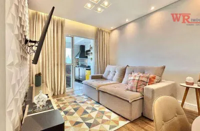 Apartamento com 3 dormitórios à venda, 93 m² - centro - são bernardo do campo/sp