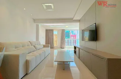 Apartamento mobiliado com varanda gourmet no edifício la brise residence localizado em balneário camboriú.