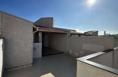 Cobertura com 2 dormitórios à venda, 49 + 49 m² por r$ 423.000 - vila pires - santo andré/sp
