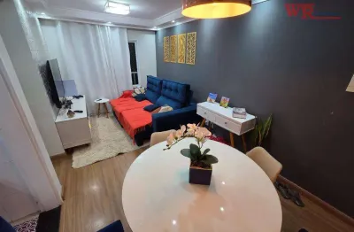 Apartamento com 2 dormitórios à venda, 50 m² - parque erasmo assunção - santo andré/sp