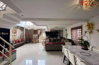 Cobertura com 4 dormitórios à venda, 467 m² por r$ 2.600.000,00 - jardim - santo andré/sp