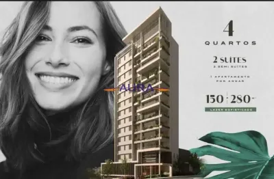 Apartamento com 4 quartos à venda na Rua Paulo Afonso, Santo Antônio, Belo Horizonte