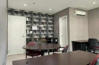 Sala comercial para locação mobiliada, 30 metros, 01 banheiro e uma vaga de garagem em santana