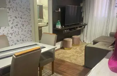 Apartamento à venda 53m ², sala com 2 ambientes, cozinha com planejados, lavandeira independente, 2 quartos e 1 vaga de garagem