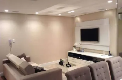 Apartamento 91m ², 2 salas, com 3 quartos, sendo 1 suíte com varanda gourmet à venda na vila augusta