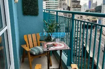 Apartamento cobertura á venda com 33m² no bairro bela vista centro de são paulo