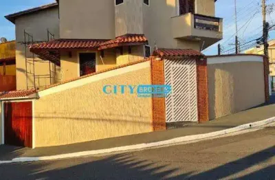 Sobrado à venda com 3 suítes e 3 vagas no jardim vila galvão – guarulhos