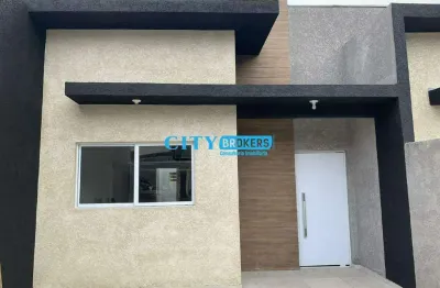 Casa térrea nova na vila nova bonsucesso - 126m², 3 dormitórios com 1 suíte, 2 vagas