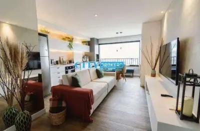 Apartamento á venda bom 57m², 2 quartos, 1 vaga no condomínio piscine station no brás