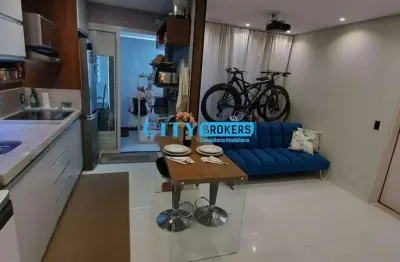 Apartamento compacto de alto-padrão, 54m2, a venda melville empresarial ii, barueri - sp,