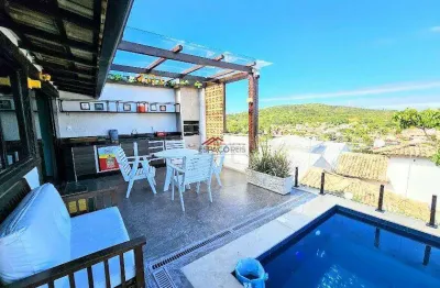 Casa de condomínio à venda, 4 quartos, 2 suítes, 1 vaga, manguinhos - armação dos búzios/rj