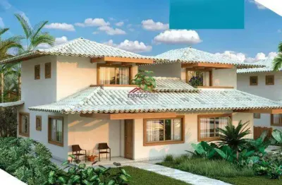 Geribá lançamento - condomínio entre praia de geribá e o porto da barra - casa com 4 quartos, sendo 2 suítes e 3 vagas