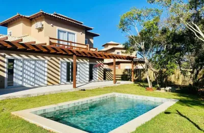Casa de condomínio à venda no forno, 4 suítes com piscina privativa .