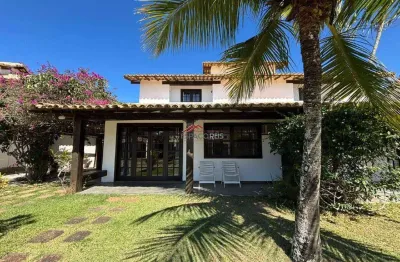 Casa de locação anual com 4 quartos dentro de condomínio na baía formosa em buzios