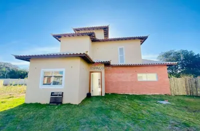 Casa de condomínio à venda no forno, 4 suítes com piscina privativa .