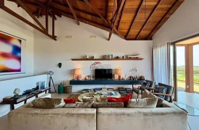 Casa à venda no condomínio alto ybira – golfe arate | vista mar, golfe e piscina de ondas.