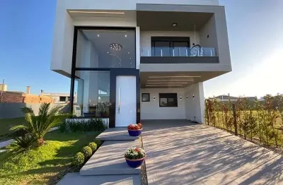 Casa com 4 quartos à venda na rua rio camisas, remanso, xangri-lá, 240 m2 por r$ 3.490.000